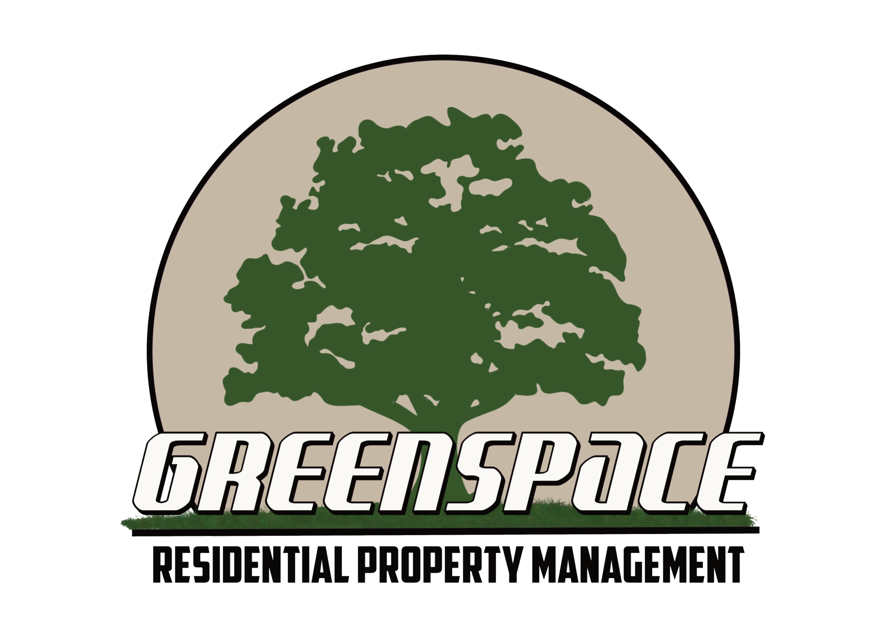 The image features a logo for Greenspace Residential Property Management, comprising a stylized green tree silhouette set ...